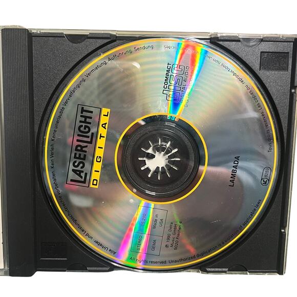 Lambada Erotic Dance Explosion Concord CD 1991 Delta Laserlight 53 Minutes VG - Picture 3 of 4
